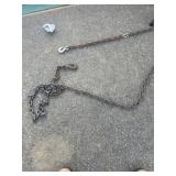 Heavy-Duty Steel Tow Chains With Hooks