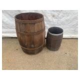 Primitive Nail Keg & Stave Barrel