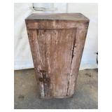 Primitive One Door Wooden Cabinet