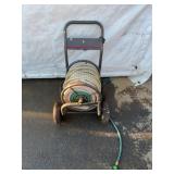Apex Garden Hose With Wheeled Reel Cart