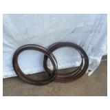Four Steel Wagon Wheel Rims