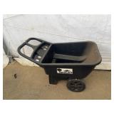 YardCart Black Plastic Utility Yard Cart