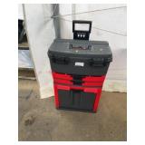 Rolling Tool Box With Drawers and Hand Tools