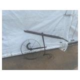 Antique Hand-Push Garden Cultivator