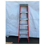 6ft Louisville Fiberglass Step Ladder