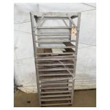 Metal Bakery Rack With Wood Boards