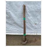 Three Garden Hoes, Wood Handles