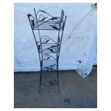 Black Metal Four-Tier Plant Stand