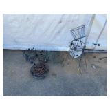 Metal Garden Planters and Stands