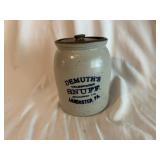 Demuth Snuff Crock