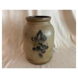 Slip Decorated Butter Churn