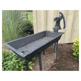 Cast Iron Pump w/ Trough