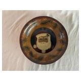 Ned Foltz Redware Santa Bowl