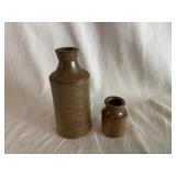 (2) Stoneware Bottles