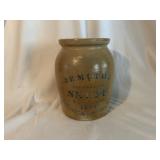 F.H. Cowden Demuth Snuff Crock