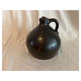 Bulbous Form Stoneware Jug