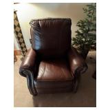 Leather Upholstered Recliner