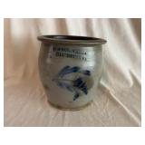 Cowden Wilcox Slip Decorated Storage Crock