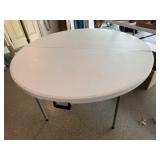 48" Circular Folding Table