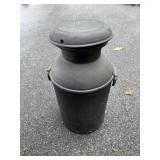 Black Painted Milk Can