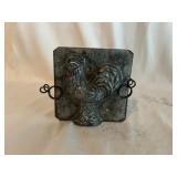 Metal Rooster Form Candy Mold