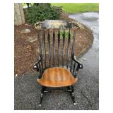 Hitchcock Plank Seat Rocking Chair