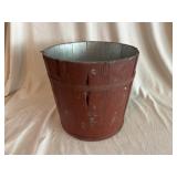 Painted Wooden Pail