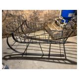 Contemporary Metal Sleigh