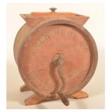 Ames Plow Co. Stenciled Cow Butter Churn