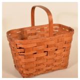 Antique Oak Market Basket
