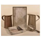 Group of Vintage Kitchen Tinware