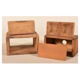Antique Primitive Wood Butter Prints