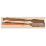 2 Antique Woodworking Slicks