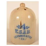 4-Gallon E.S. & B New Brighton, PA Stenciled Jug