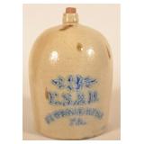 3-Gallon E.S. & B New Brighton, PA Stenciled Jug