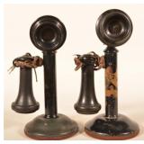 Western Electric & Kellogg Vintage Stick Phones