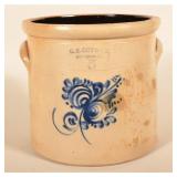 19th C. G.S. Guy Fort Edward, NY 5-Gallon Crock