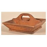 Excellent Miniature Wood Cut-Out Handle Tray