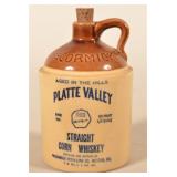 McCormick Platte Valley Corn Whiskey Stoneware Jug