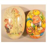 2 Massive Easter Egg Cardboard Candy Containers