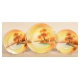 Noritake Cottage By Lake Porcelain Plates & Bowl