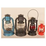 Group Vintage Dietz/Embury/Wingedwheels Lanterns