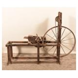 Late-19th C. Primitive Farm Fanning Wheel