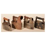 Antique Eclipse, Acme & Other Coal Irons