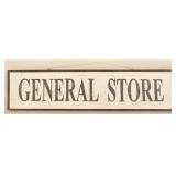 Contemporary General Store Painted Sign