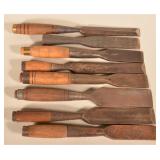 Collection Woodworking Chisels Some Marked
