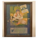 1920s Art Deco Omar Cigarettes Advertising Sign