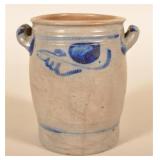 1/2-Gallon Freehand-Decorated Westerwald Crock