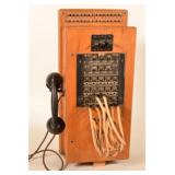 Antique Leah Electric Company Phone Switchboard
