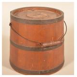 Tapered, Bail-Handled Wood Bucket